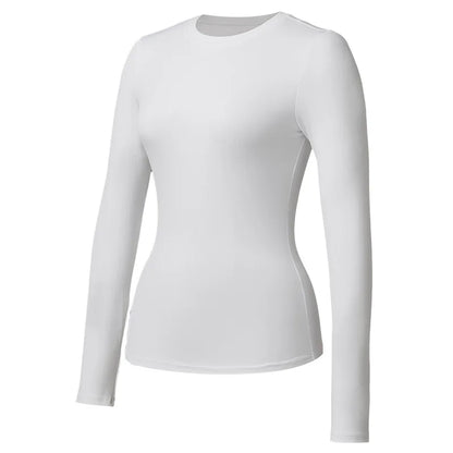 Custom LOGO Women's Naked Yoga Suit Long Sleeve T-Shirt Elastic Quick Drying Slim Fit Belly Running Fitness Top