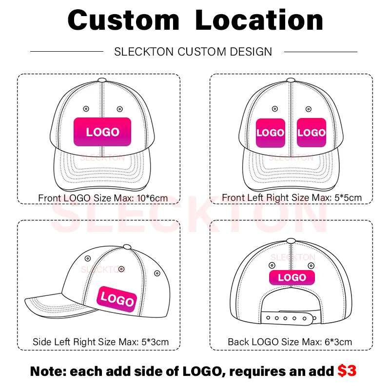 SLECKTON Custom Hat Winter Beanies for Men and Women Embroidery Logo Hats