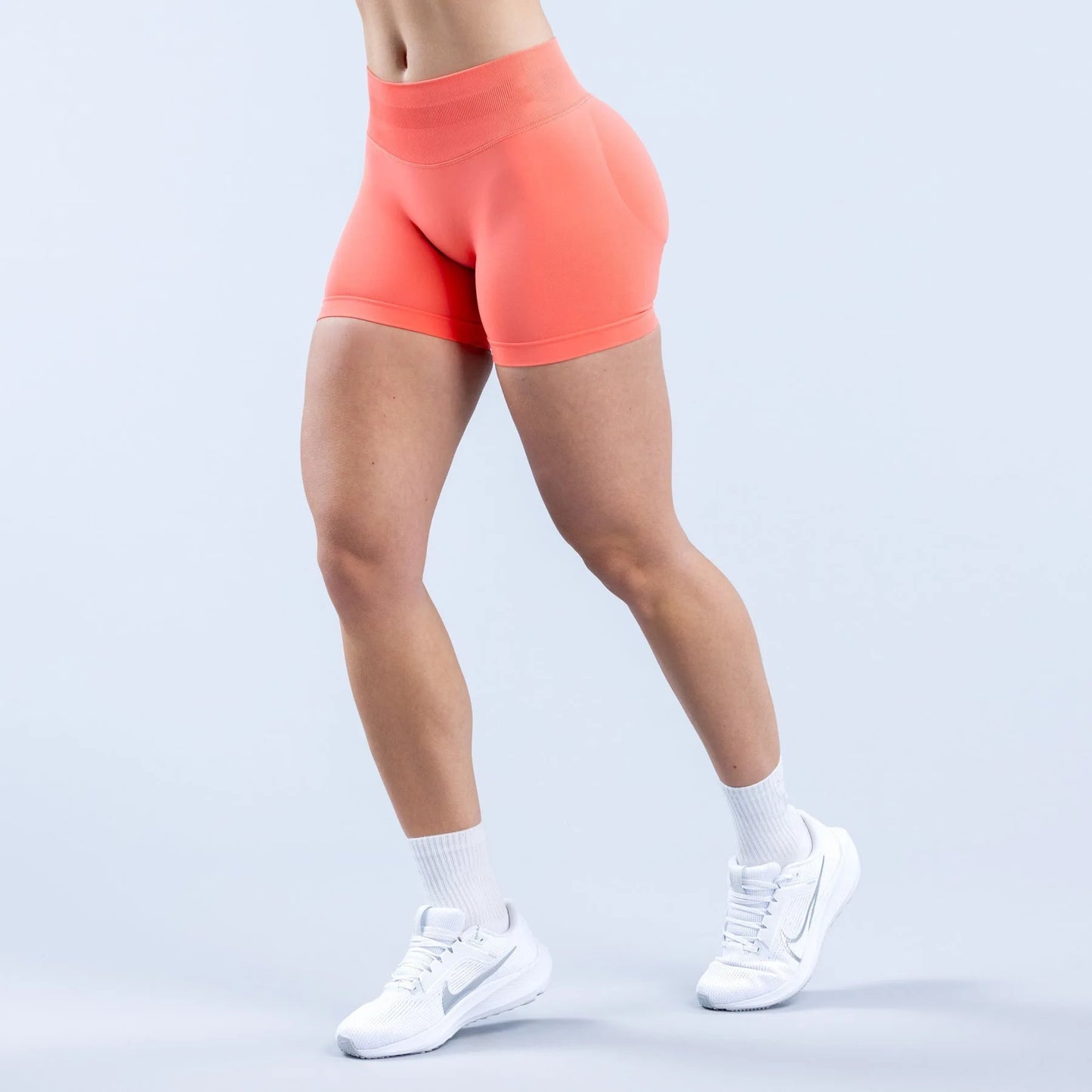 Custom LOGO Women's New 27-Color Sports Seamless Yu Plus Shorts High Waist Belly Running Quick-Drying Fitness Pants XS-XL