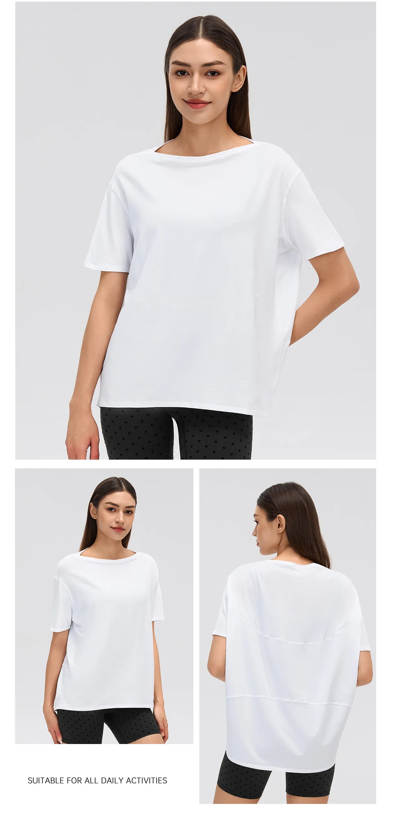 Custom LOGO Women's Summer Short Sleeve Loose Casual Running T-Shirt Yoga Fitness Sports Top Breathable Sweating