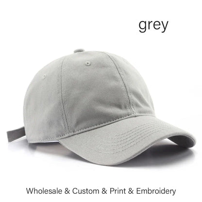SLECKTON Custom Baseball Cap Fashion DIY Letter Embroidery Hats for Women and Men Cotton Design LOGO Wholesale Unisex Caps