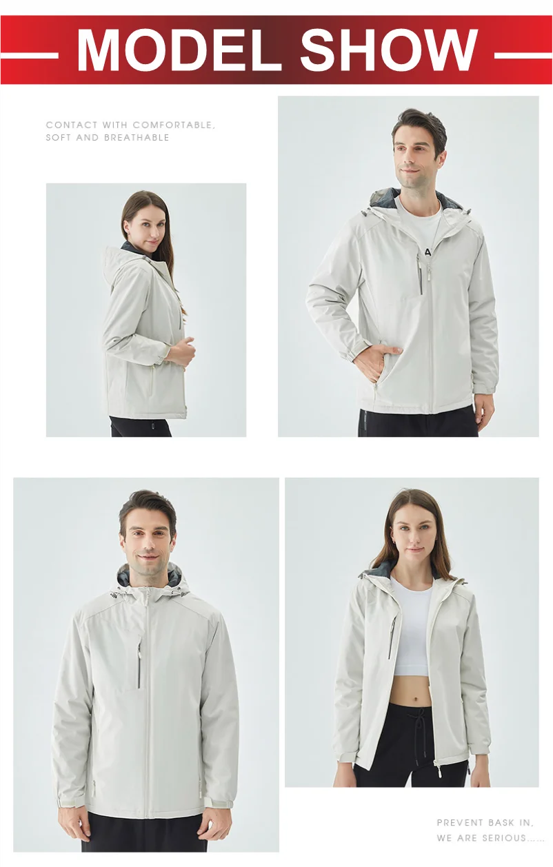 Winter Men's and Women's Warm Jacket Custom Logo Thick Plush Coat Embroidery Print Company Brand Design Outdoor Windproof Jacket