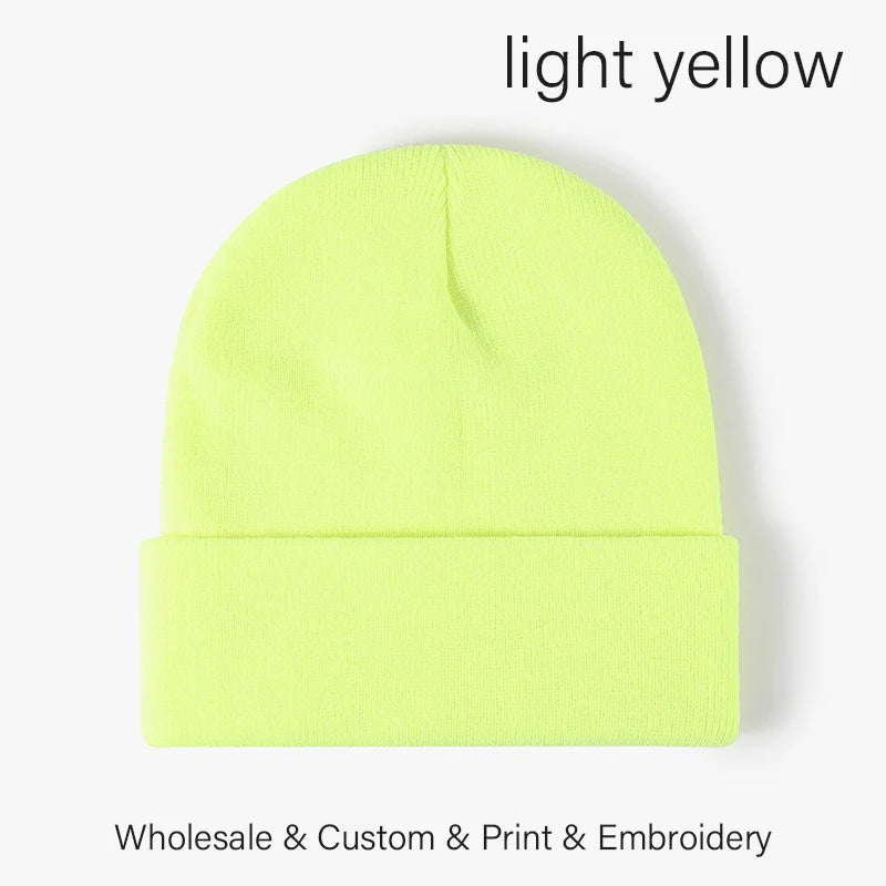 SLECKTON Custom Hat Winter Beanies for Men and Women Embroidery Logo Hats