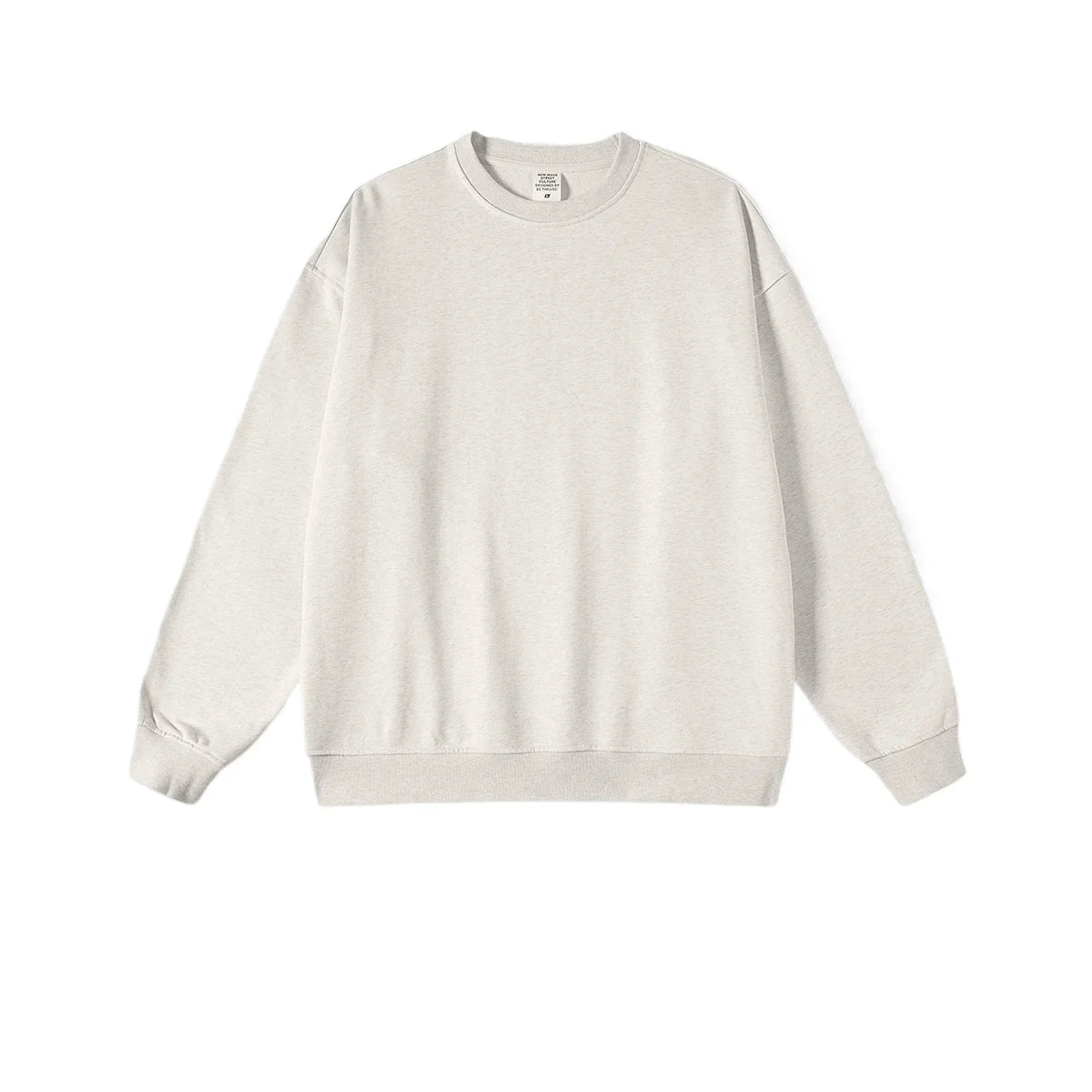 Custom LOGO men's and women's spring autumn and winter new American 440G heavy terry loose pullover crew neck sweater