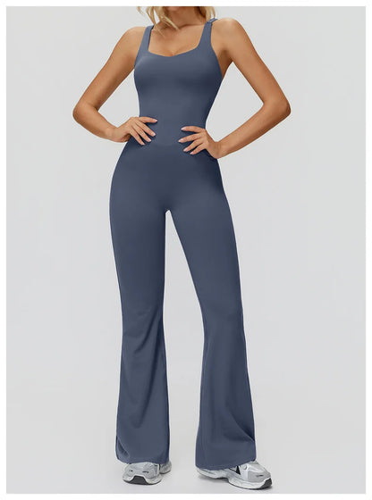 TRY TO BN Sports Jumpsuit Yoga Cross Beautiful Back Fitness Workout Bodysuit One Piece Sets Sportswear Running Gym Woman Clothes