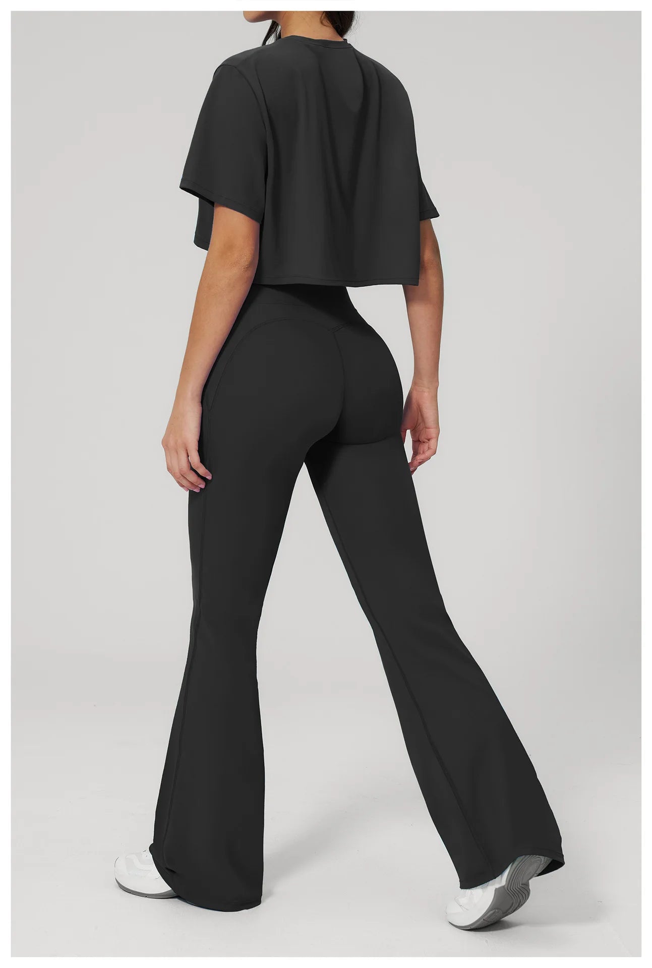 Custom LOGO women's yoga clothes, short sleeves, tight quick-drying trousers, fitness clothes, high-intensity sports suits