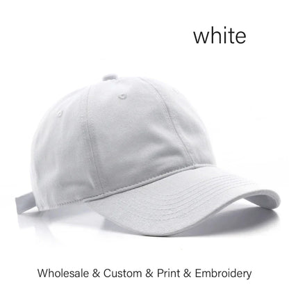 SLECKTON Custom Baseball Cap Fashion DIY Letter Embroidery Hats for Women and Men Cotton Design LOGO Wholesale Unisex Caps