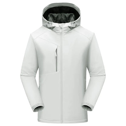 Winter Men's and Women's Warm Jacket Custom Logo Thick Plush Coat Embroidery Print Company Brand Design Outdoor Windproof Jacket