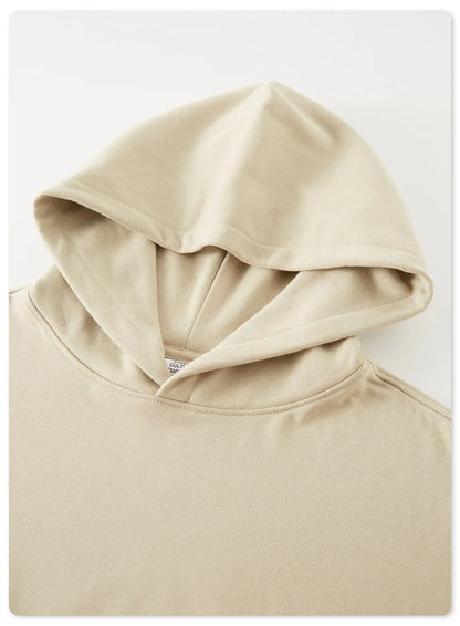 Custom LOGO men's and women's heavy 445G terry cotton and polyester casual sweater spring and autumn hoodie 2024 top