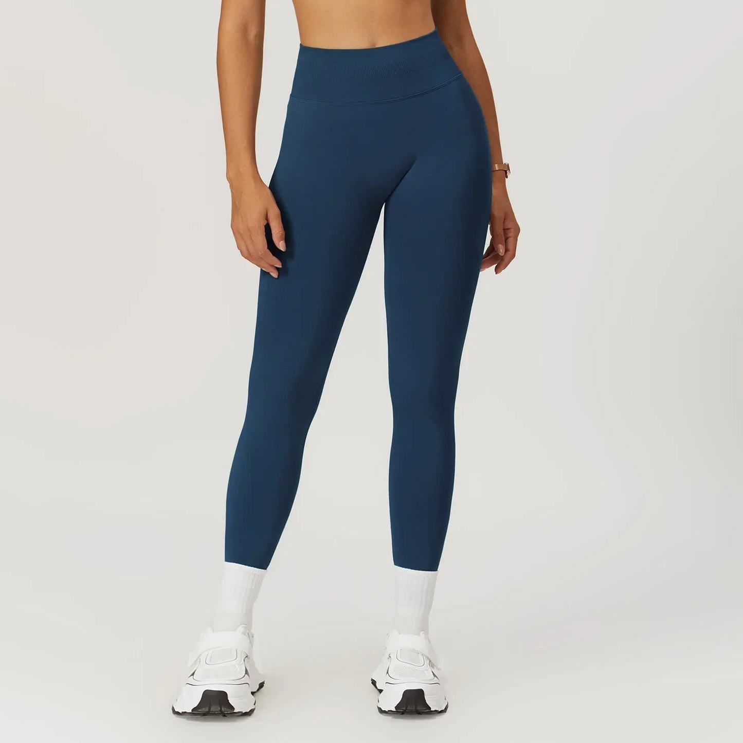 Customized LOGO women's peach buttocks seamless belly tight yoga pants running sports quick-drying fitness trousers