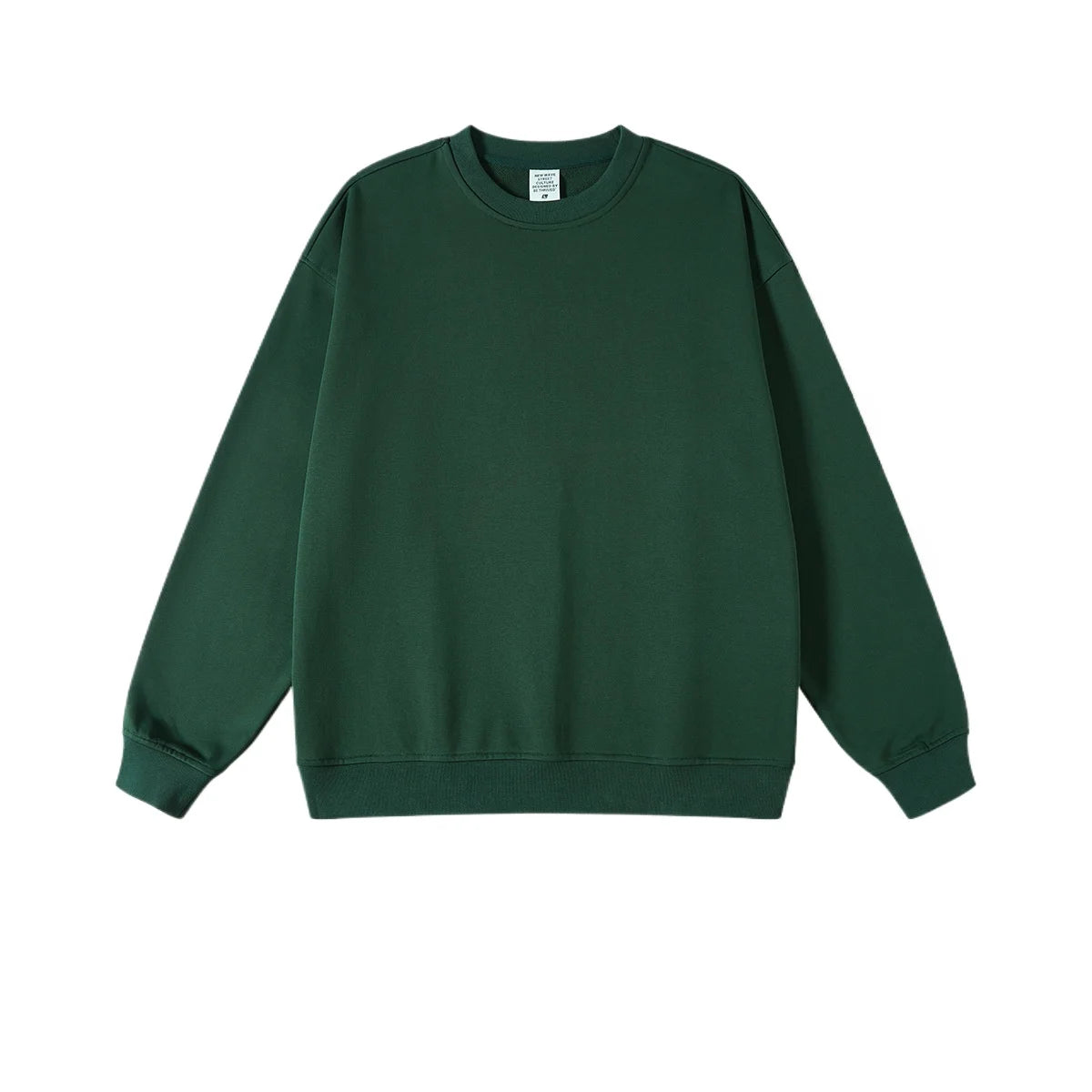 Custom LOGO men's and women's spring autumn and winter new American 440G heavy terry loose pullover crew neck sweater