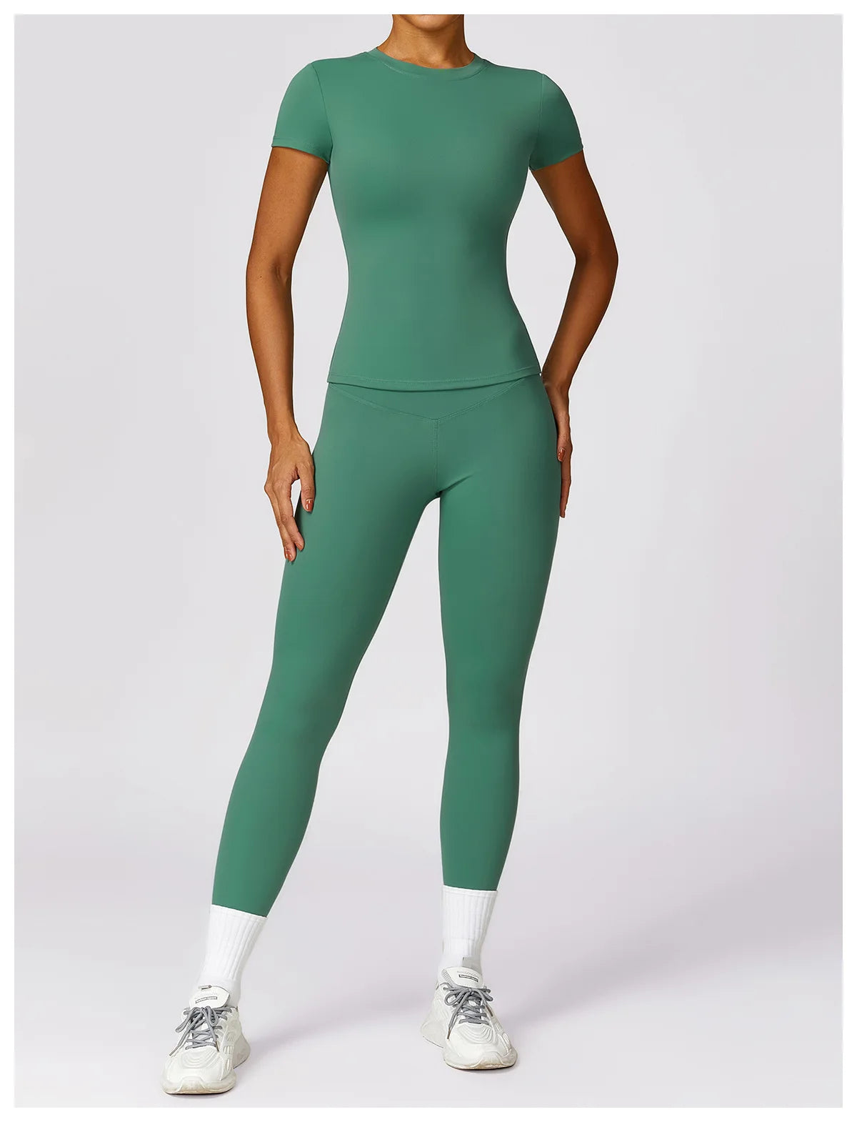 Custom LOGO women's summer short-sleeved t-shirt quick-drying yoga clothes fitness tops outdoor running sports short sleeves