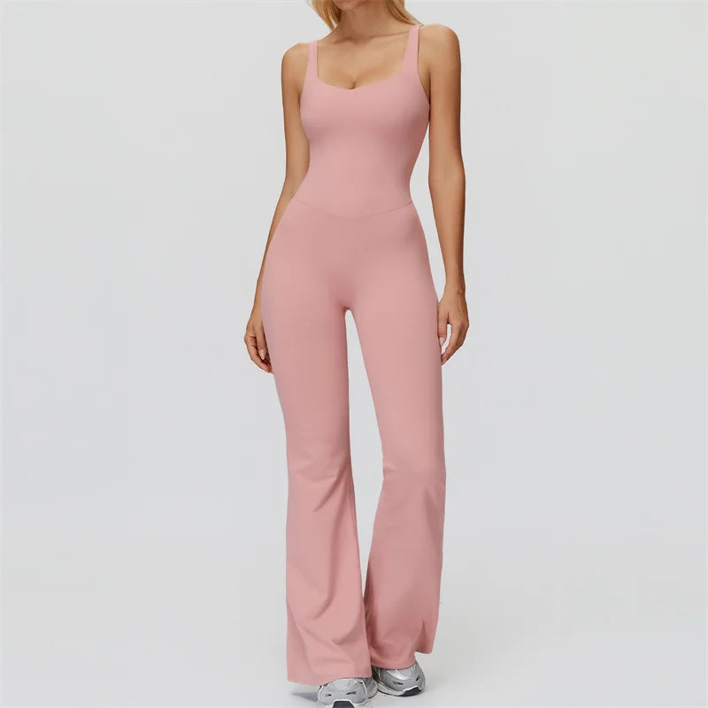 TRY TO BN Sports Jumpsuit Yoga Cross Beautiful Back Fitness Workout Bodysuit One Piece Sets Sportswear Running Gym Woman Clothes