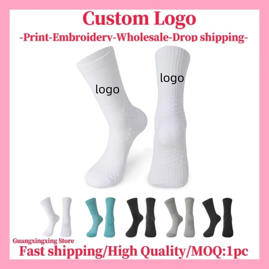 Customized Logo for socks Customized men's business socks Unisex socks 3D printed pictures Customized your design photos