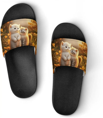 Custom Slippers Man Woman Tailor Made Slides Sandals Personalized Photo Text Customized Couple Bath Shoes Water Shoe