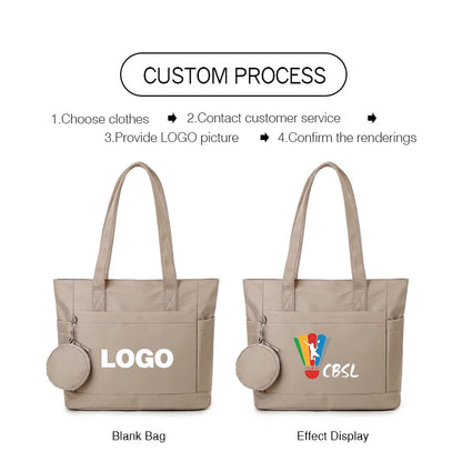Laptop Bag custom logo Notebook Pouch For Computer Briefcase Travel Shoulder Bag print name woman Yoga bag DIY picture name