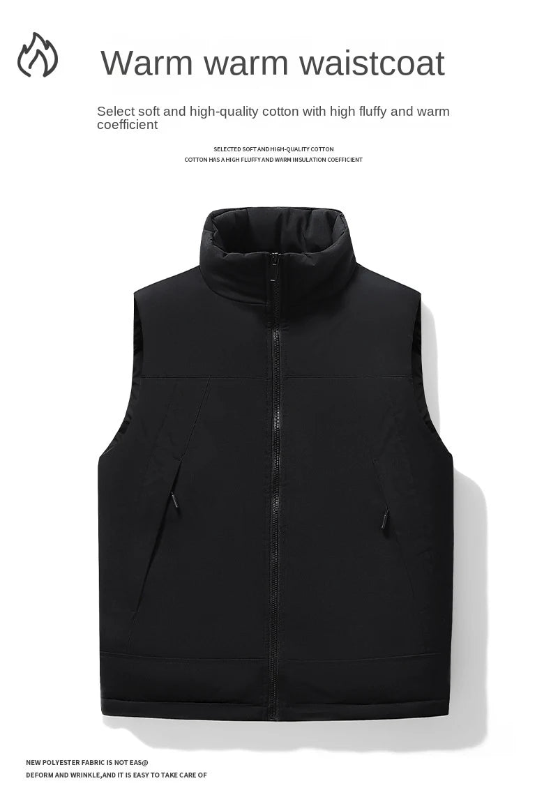 Custom logo Mens winter Sleeveless Jackets personality customaization Down Warmth Ultra Light Vest Jacket Autumn Casual Vest