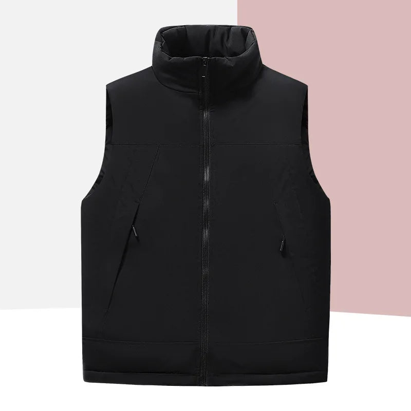 Custom logo Mens winter Sleeveless Jackets personality customaization Down Warmth Ultra Light Vest Jacket Autumn Casual Vest