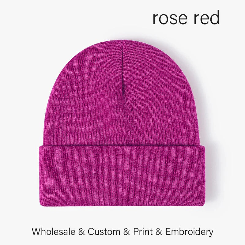 SLECKTON Custom Hat Winter Beanies for Men and Women Embroidery Logo Hats
