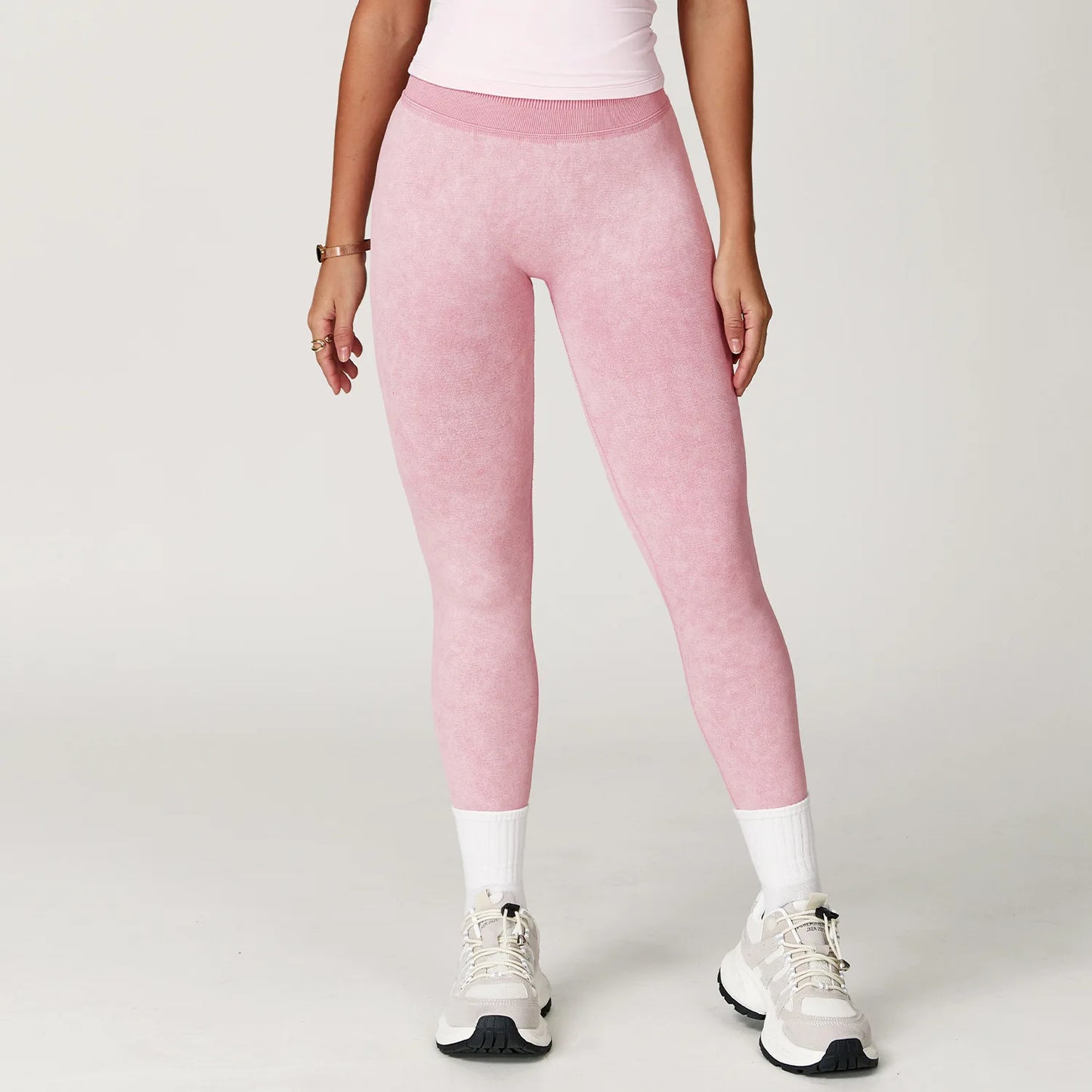 Custom LOGO Women's Seamless Sandblasting Yoga Pants High Waist Hip Lift Tight Running Sports Fitness Yoga Pants
