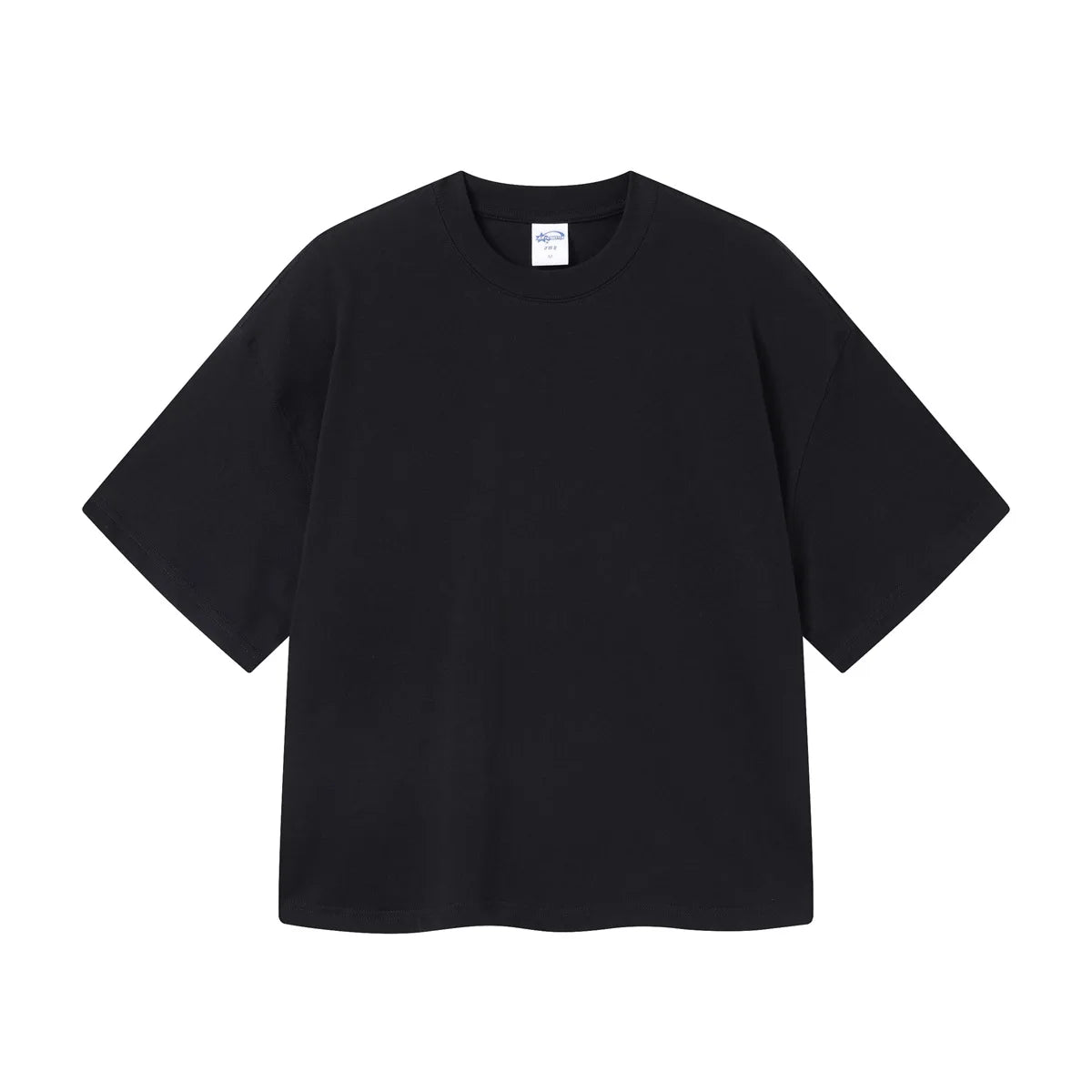 Customized LOGO men's clothing summer new 275G heavy 100% cotton short version loose T-shirt for men and women