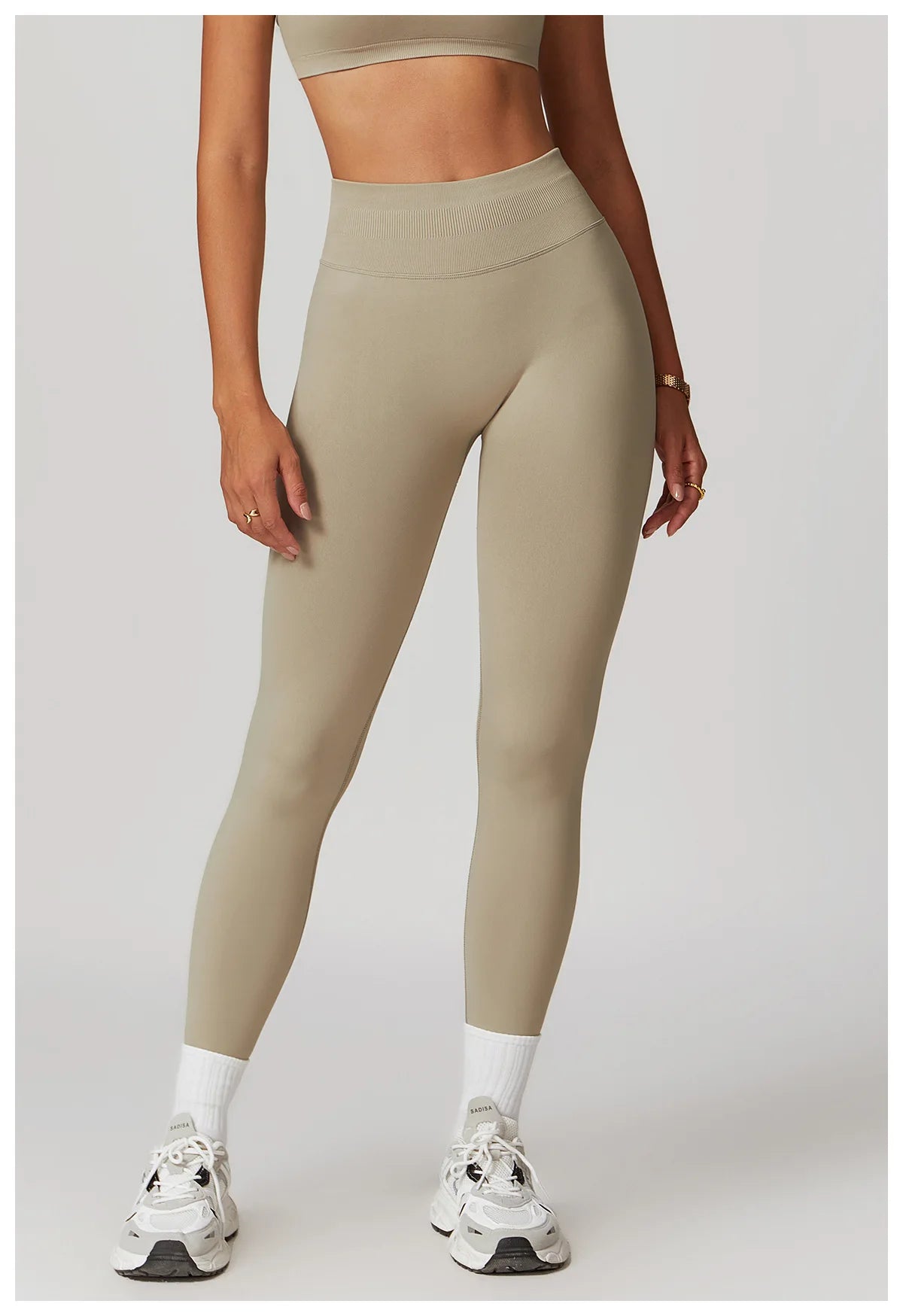 Customized LOGO women's peach buttocks seamless belly tight yoga pants running sports quick-drying fitness trousers