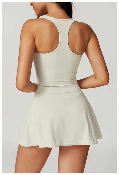 Yoga Short Skirt Women's Golf Tennis Sport Skirt Badminton Fitness Dancing Skirt Quick Dry Comfort Running Leisure Sport Dress