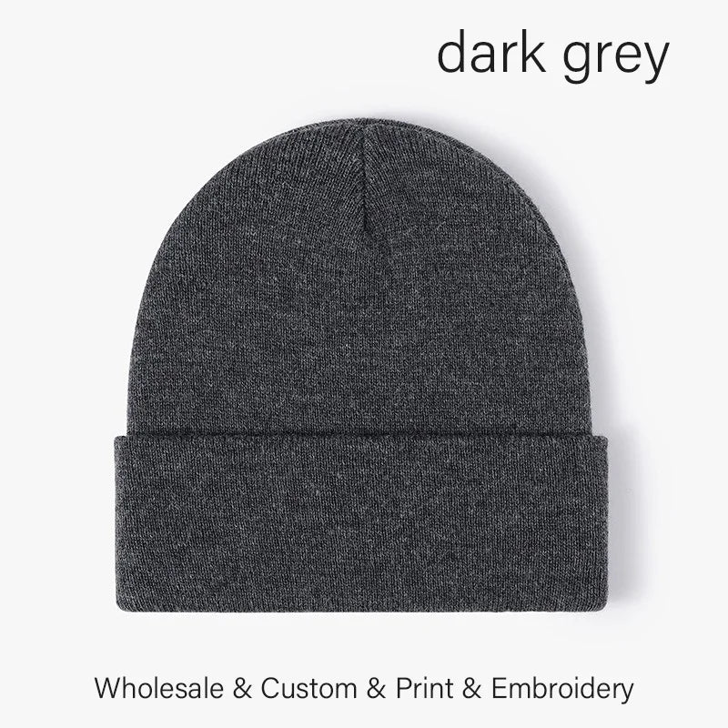 SLECKTON Custom Hat Winter Beanies for Men and Women Embroidery Logo Hats