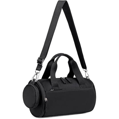 Customized Cylindrical Bag Logo Single Shoulder Hand-held Fitness Bag Women's Travel Bag Sports Bag Personalized Name Image