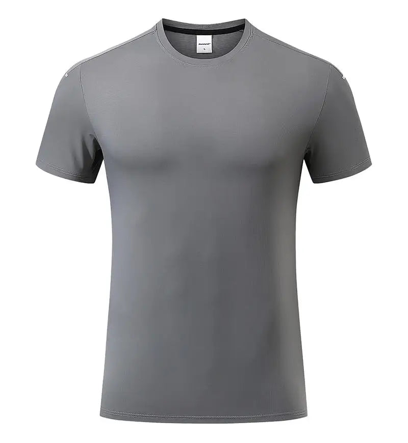 #5111-XIYU Custom LOGO Printed DIY Men's Loose Breathable Plain Short Sleeve Outdoor Cycling Quick Dry Running Fitness T-shirts