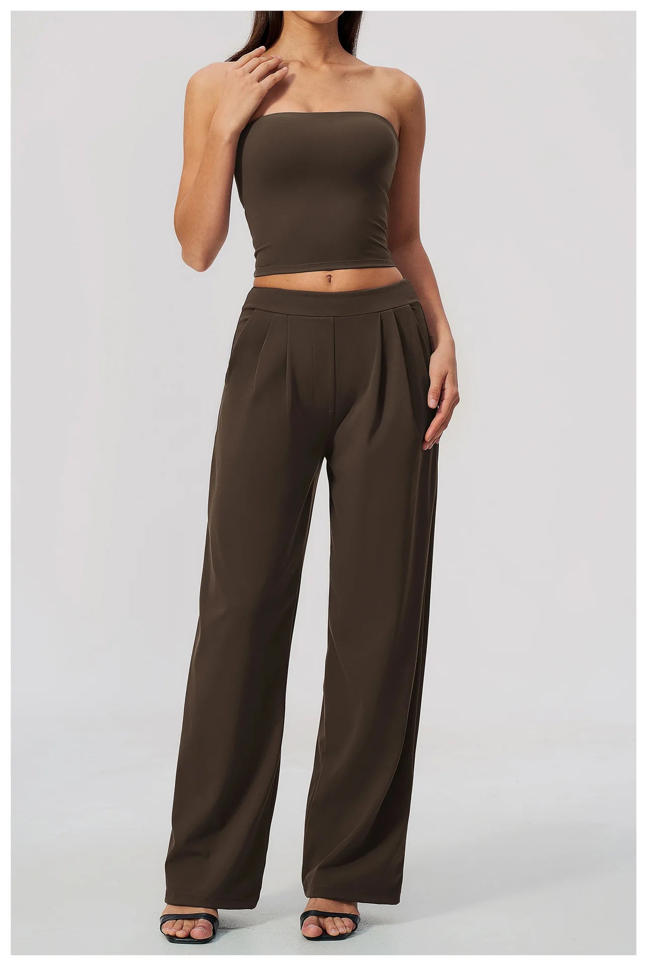 Pers LOGO custom women's 2026 new sports trousers high waist loose yoga pants quick drying running casual fitness trousers