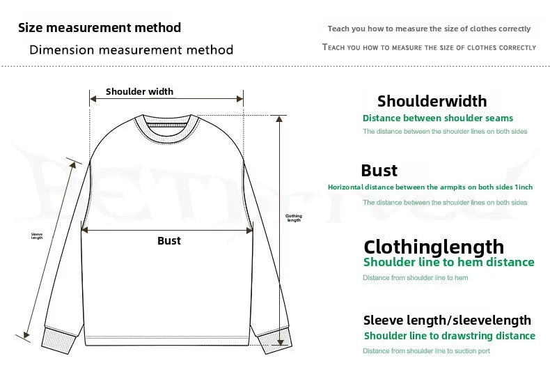 Custom LOGO men's and women's spring autumn and winter new American 440G heavy terry loose pullover crew neck sweater