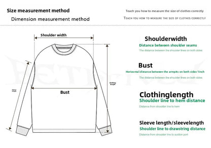 Custom LOGO men's and women's spring autumn and winter new American 440G heavy terry loose pullover crew neck sweater