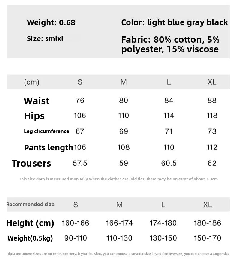 Custom LOGO men's 2026 denim scimitar pants cotton autumn new American retro washed old casual couple trousers