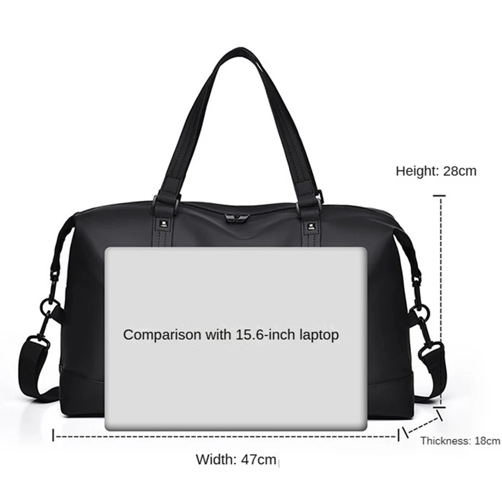 Men's Handheld Fitness Bag Customized Logo Large Capacity Crossbody Swimming Sports Bag Personalized Waterproof Travel Bag