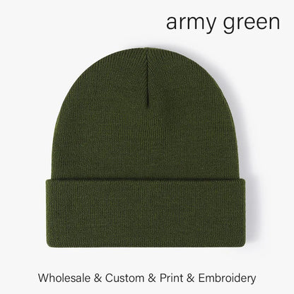 SLECKTON Custom Hat Winter Beanies for Men and Women Embroidery Logo Hats