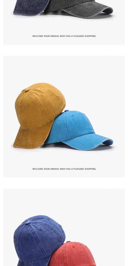 SLECKTON Custom Cap Logo Embroidery Retro Baseball Cap for Men and Women DIY Design Letter Hat Customize Graphic Print Wholesale
