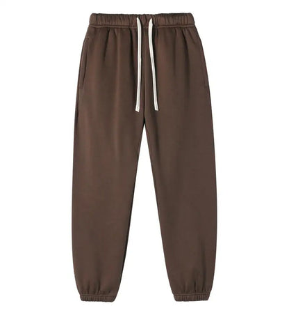 High Quality brand Fashion Style Plain Sweatpants Hip Hop Jogging Pants Warm Fleece Unisex High Streetwear Sports Pants