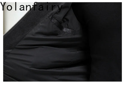 YOLANFAIRY 100% Wool Mens Real Fur Coat Winter 2024 Jackets Short Lambswool Coats Integrated Clothes Trend Top Chaquetas Hombre