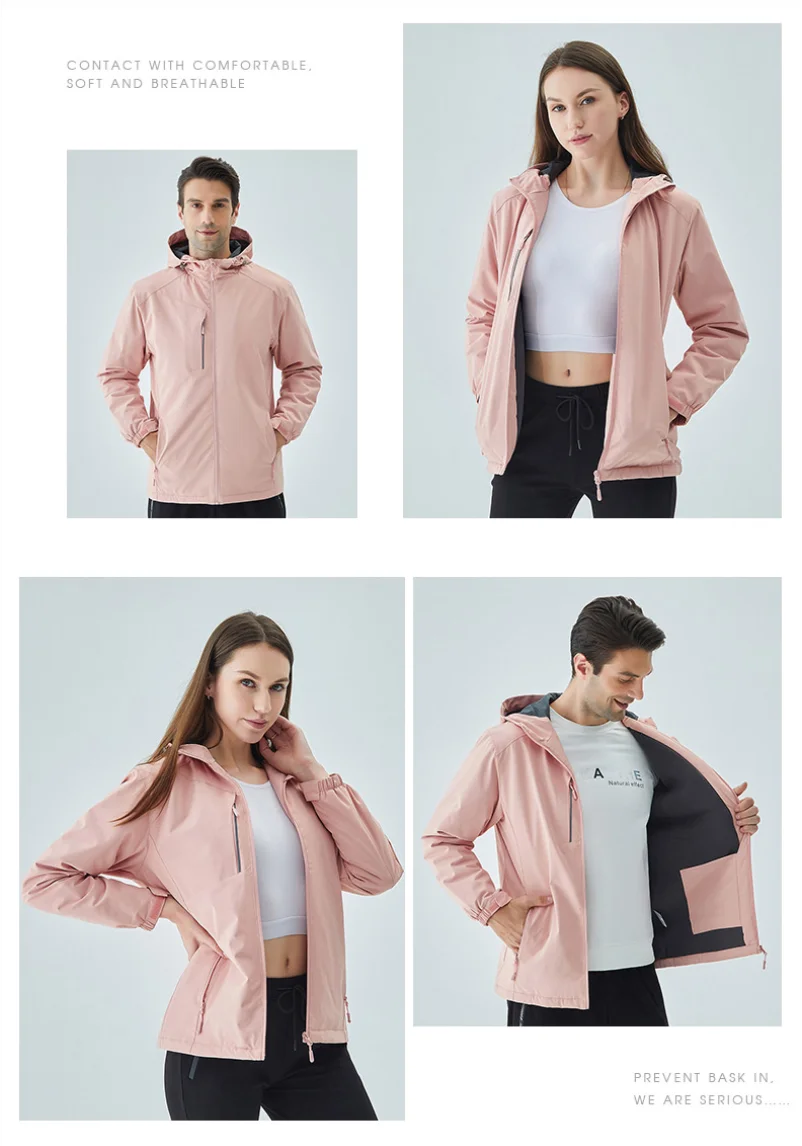 Winter Men's and Women's Warm Jacket Custom Logo Thick Plush Coat Embroidery Print Company Brand Design Outdoor Windproof Jacket