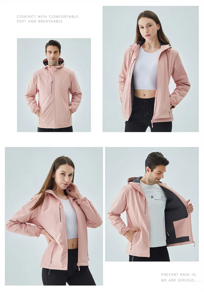 Winter Men's and Women's Warm Jacket Custom Logo Thick Plush Coat Embroidery Print Company Brand Design Outdoor Windproof Jacket