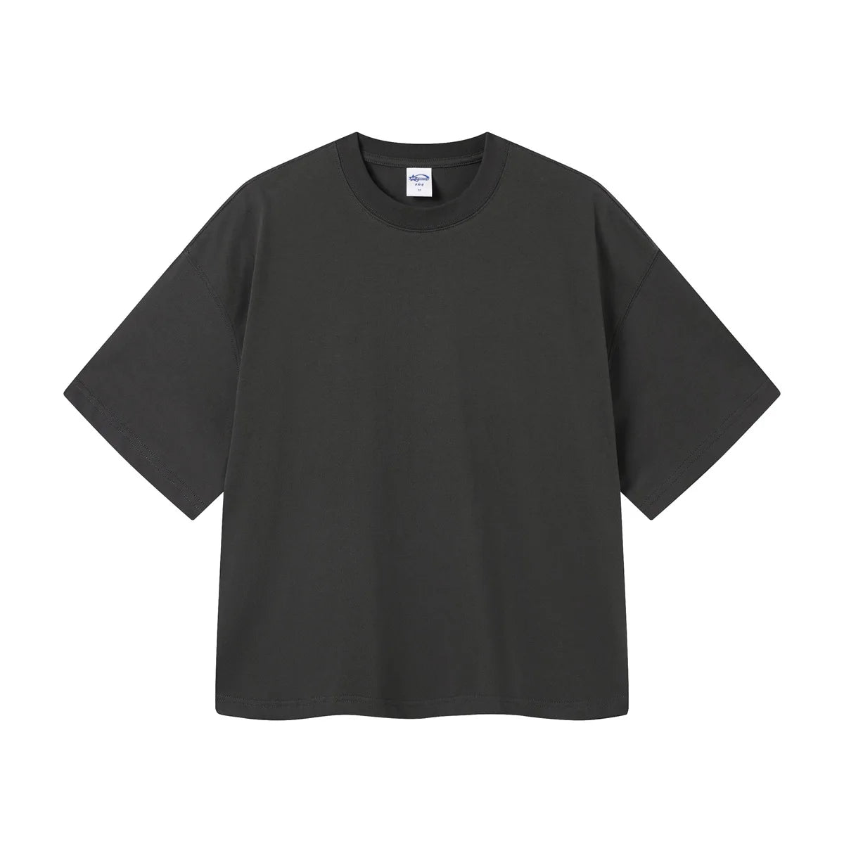Customized LOGO men's clothing summer new 275G heavy 100% cotton short version loose T-shirt for men and women
