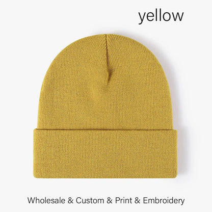 SLECKTON Custom Hat Winter Beanies for Men and Women Embroidery Logo Hats