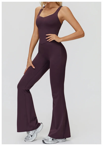 TRY TO BN Sports Jumpsuit Yoga Cross Beautiful Back Fitness Workout Bodysuit One Piece Sets Sportswear Running Gym Woman Clothes