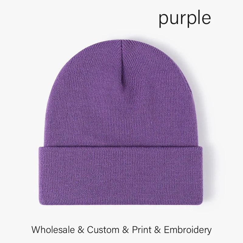 SLECKTON Custom Hat Winter Beanies for Men and Women Embroidery Logo Hats