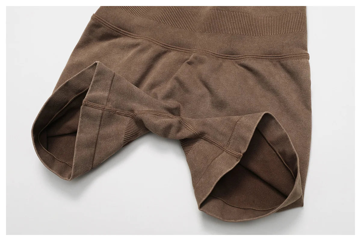 Sand Washed Yoga Shorts Women Yoga Shorts High Waist Workout Shorts Fitness Yoga Lift Butt Fitness Yoga Gym Running Short Pants