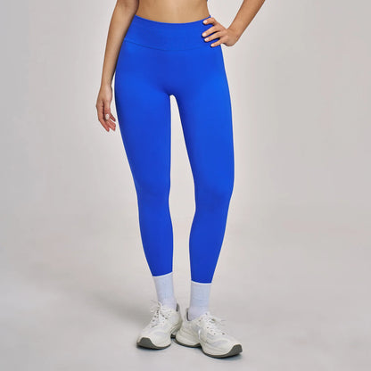 Customized LOGO women's peach buttocks seamless belly tight yoga pants running sports quick-drying fitness trousers