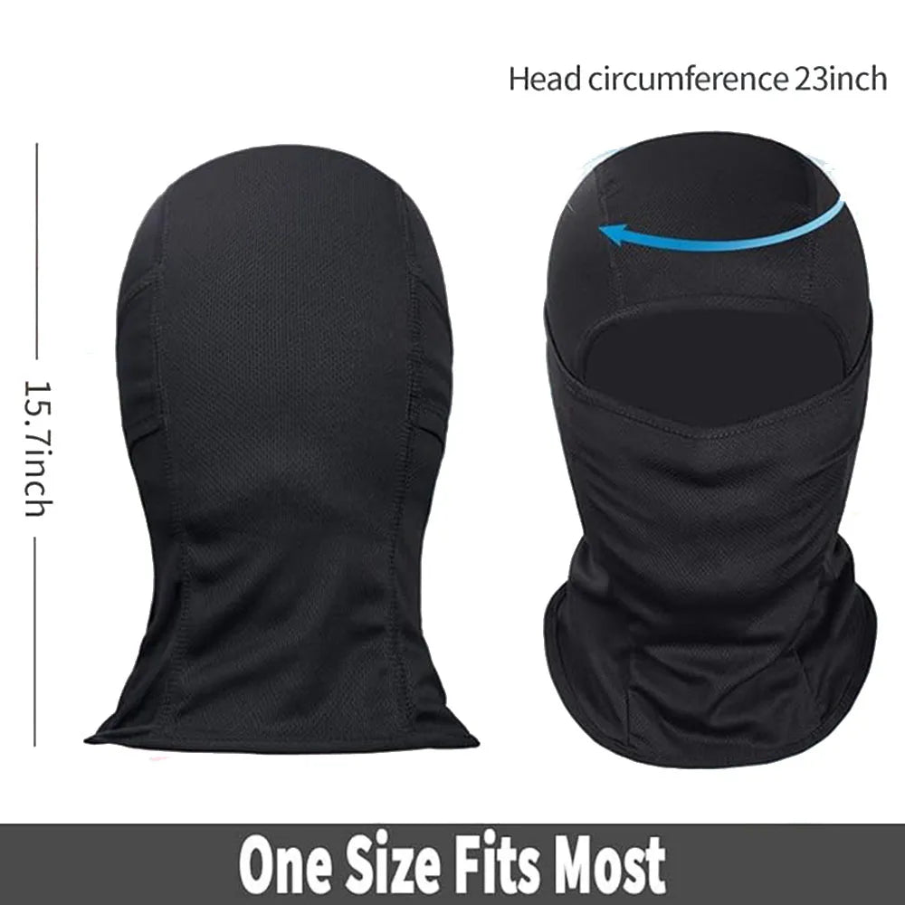 Personalized Custom Text Ski Mask Balaclava for Men Women Snowboarding, Motorcycle, UV Protection & Wind Protection Dropshipping