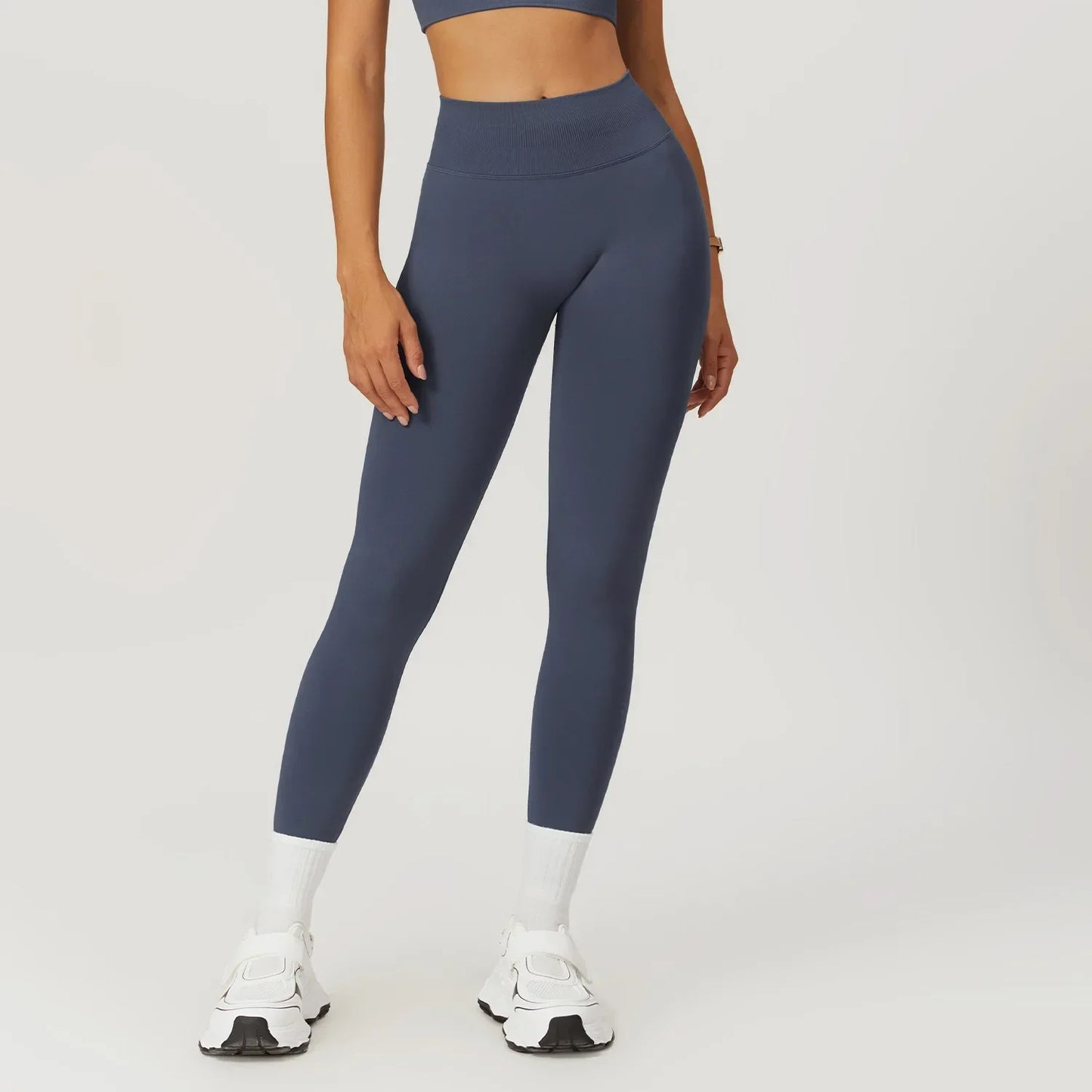 Customized LOGO women's peach buttocks seamless belly tight yoga pants running sports quick-drying fitness trousers