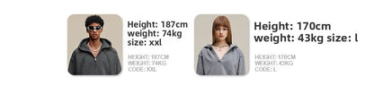 Custom LOGO Women's 2025 Spring and Autumn 370G Heavy 100% Cotton Retro Style Old and Skinny Double Waist Casual Straight Pants